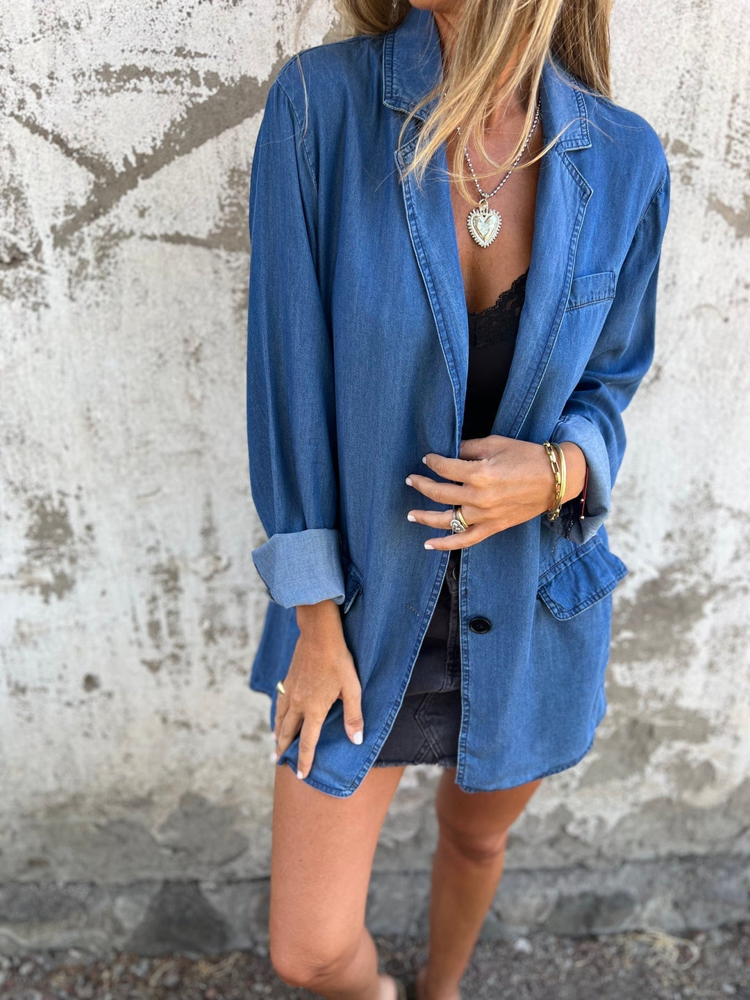 AMELIE - SOFT DENIM BLAZER 9