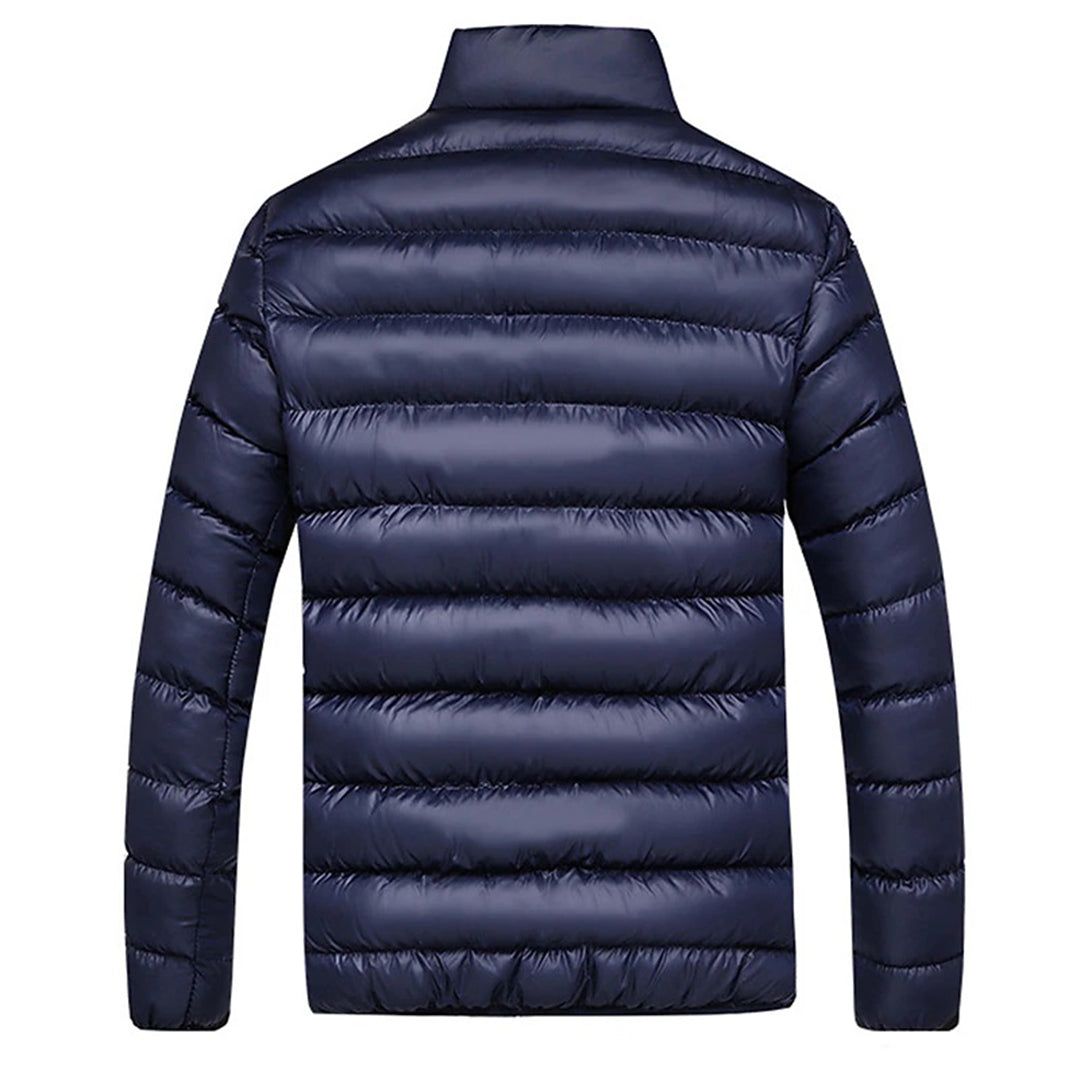 Men's Lightweight Puffer Jacket – Detail View