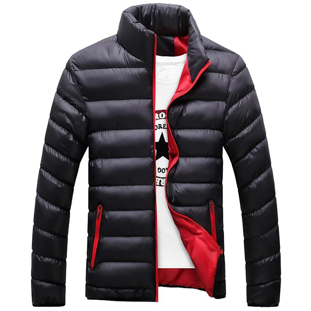 Men's Lightweight Puffer Jacket – Black