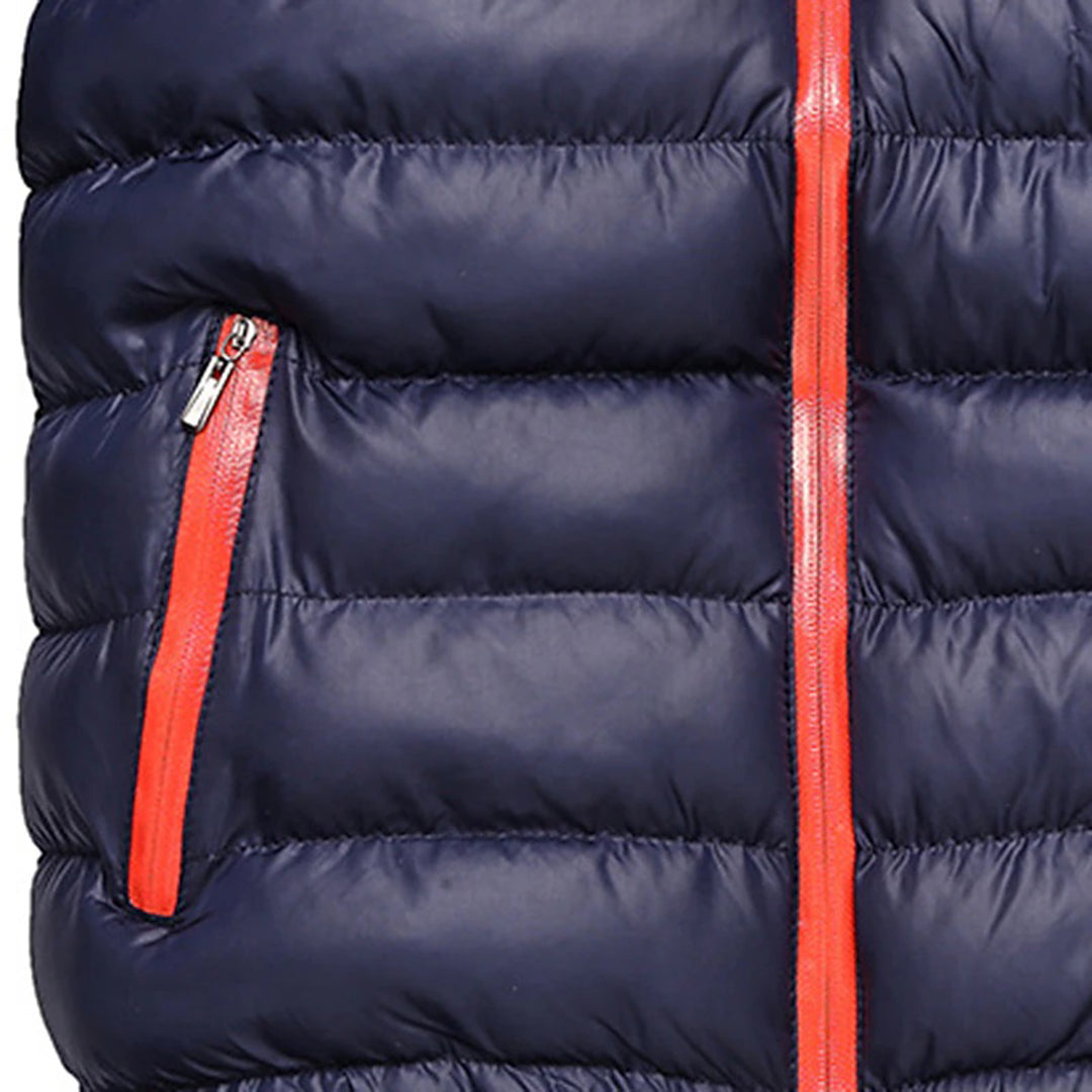Men's Lightweight Puffer Jacket – Detail View