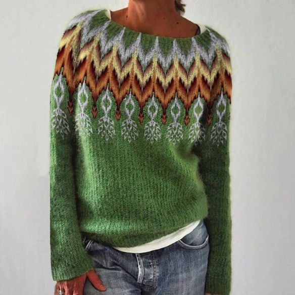 ANOUK - NORDIC FAIR ISLE KNIT JUMPER 1