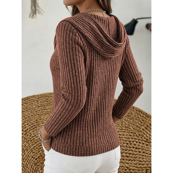 ANSELMINE | WOMEN'S RIBBED COWL NECK LONG SLEEVE TOP 11