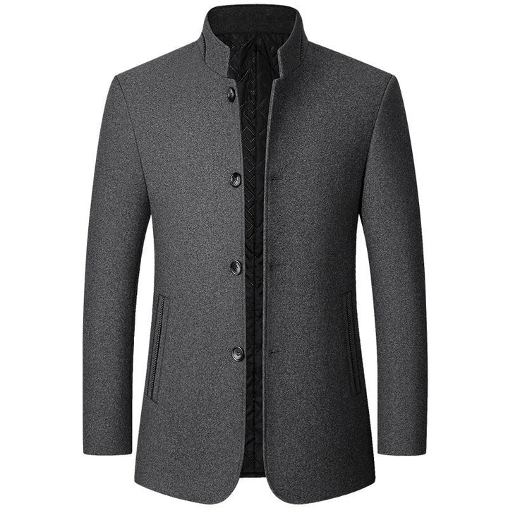 ARCHIE - QUILTED LINING WOOL COAT 1