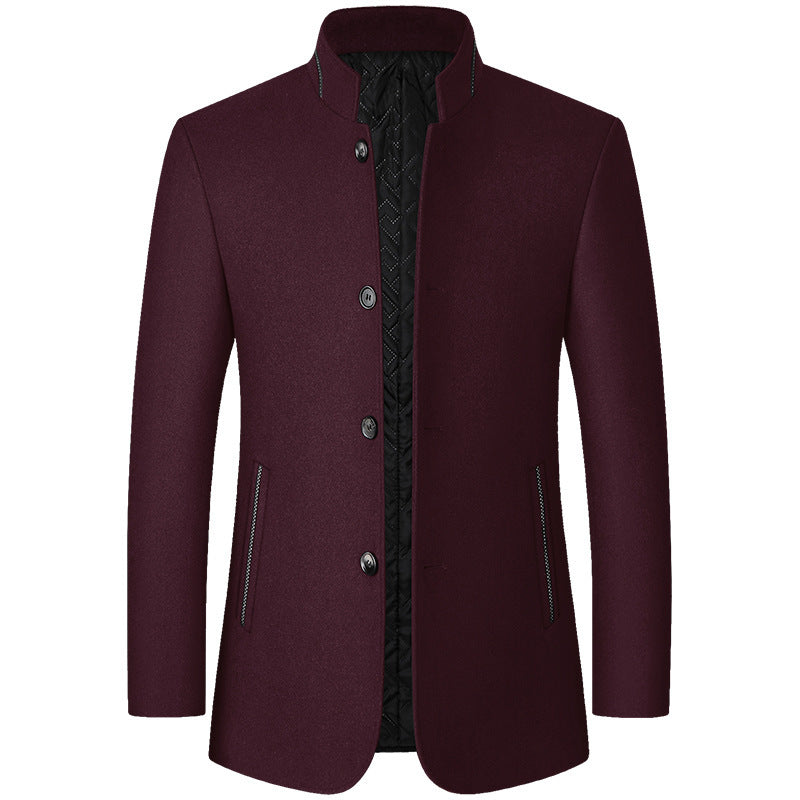 ARCHIE - QUILTED LINING WOOL COAT 2