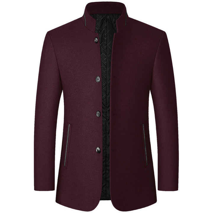 ARCHIE - QUILTED LINING WOOL COAT 2