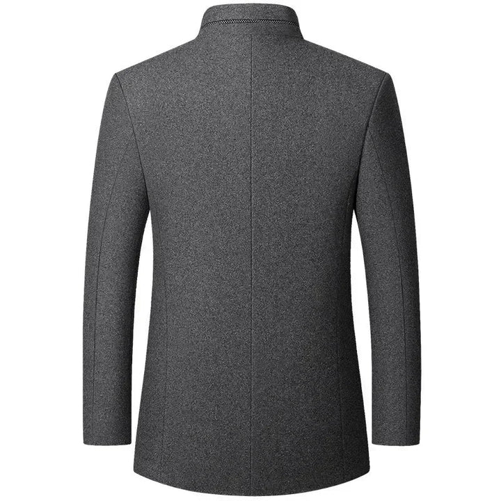 ARCHIE - QUILTED LINING WOOL COAT 5