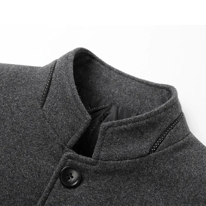 ARCHIE - QUILTED LINING WOOL COAT 7