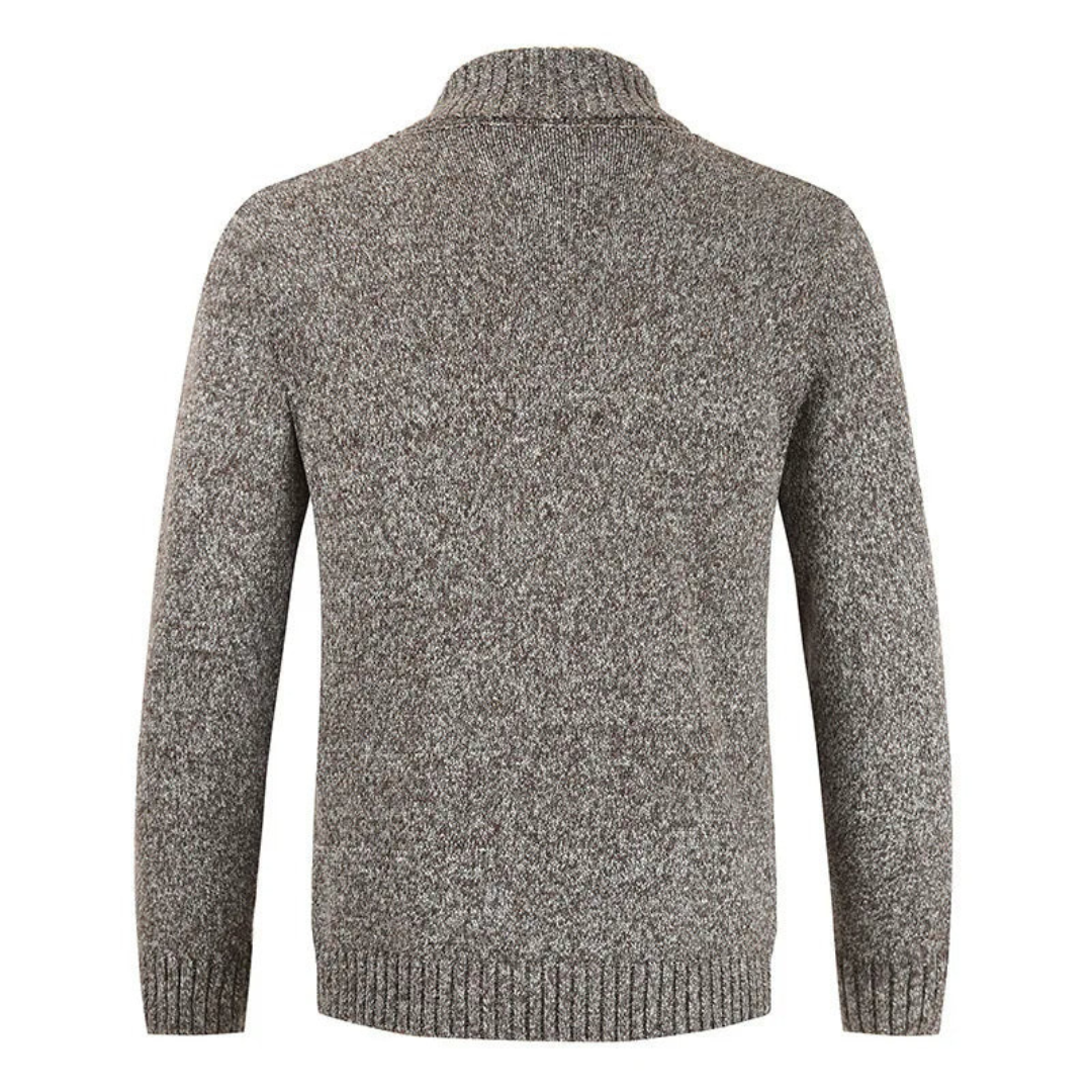 ARMAND | MEN'S DOUBLE BREASTED CARDIGAN SHAWL COLLAR SWEATER 4