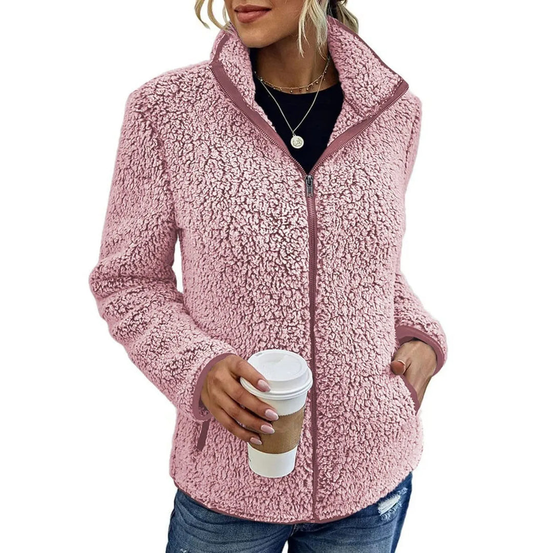 ARMELLE | WOMEN'S SHERPA FLEECE JACKET ZIP UP FUZZY 2