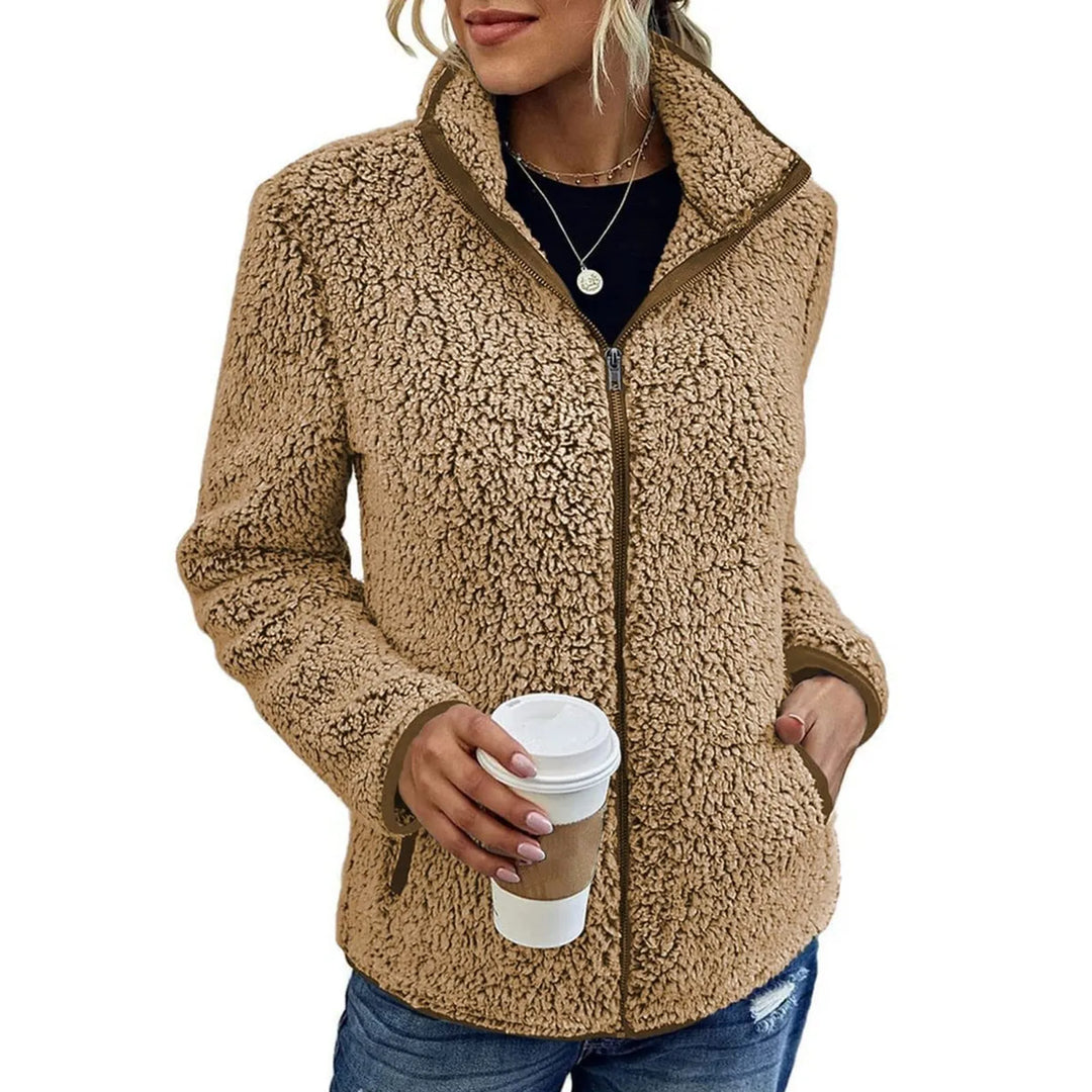 ARMELLE | WOMEN'S SHERPA FLEECE JACKET ZIP UP FUZZY 4