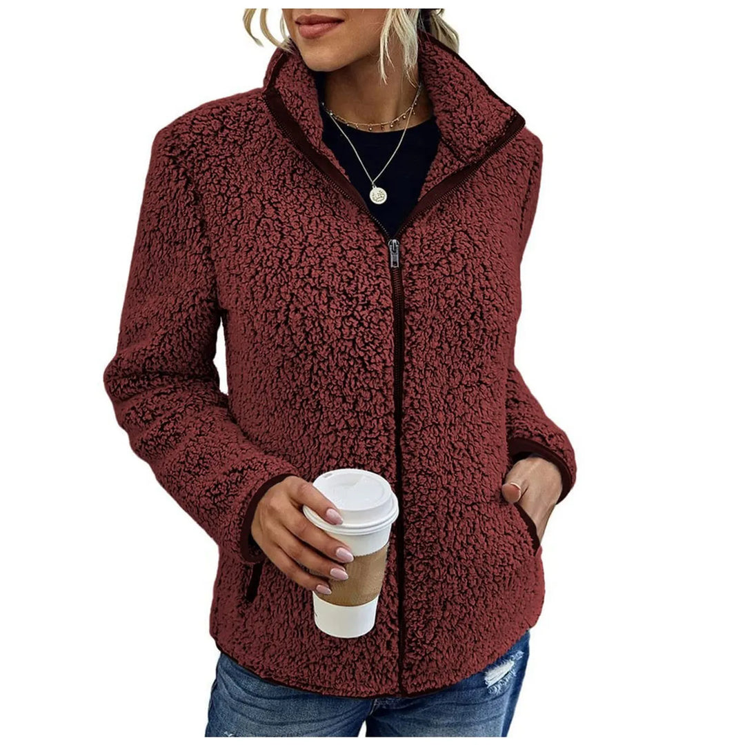 ARMELLE | WOMEN'S SHERPA FLEECE JACKET ZIP UP FUZZY 5
