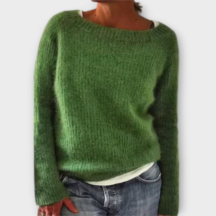 ASTRID - FAIR ISLE YOKE KNIT SWEATER 2