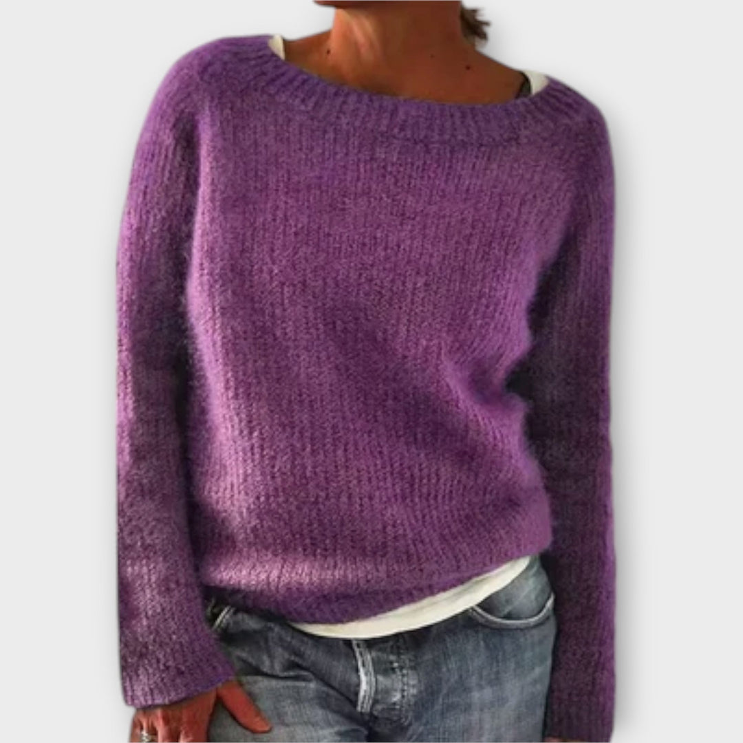 ASTRID - FAIR ISLE YOKE KNIT SWEATER 5