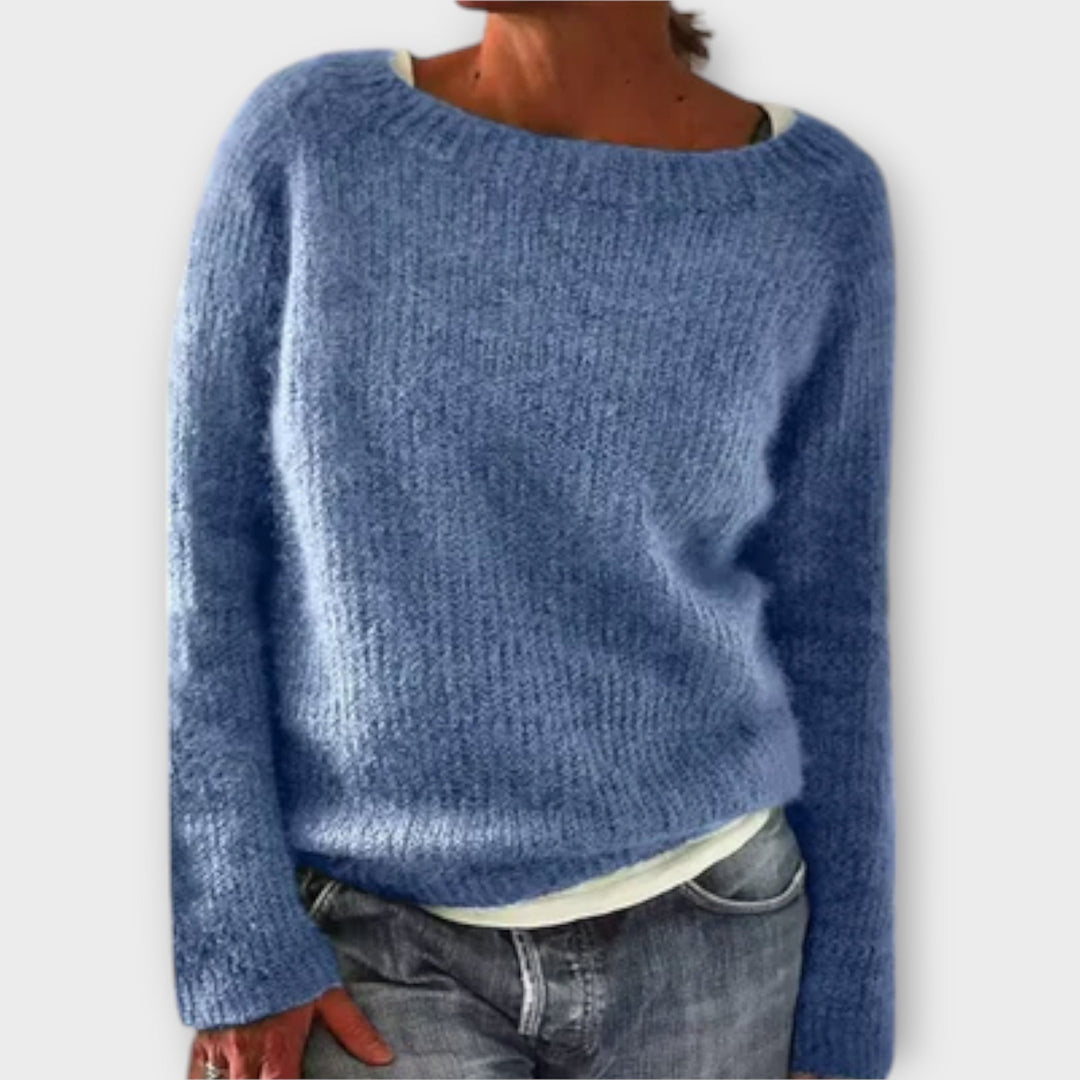 ASTRID - FAIR ISLE YOKE KNIT SWEATER 6
