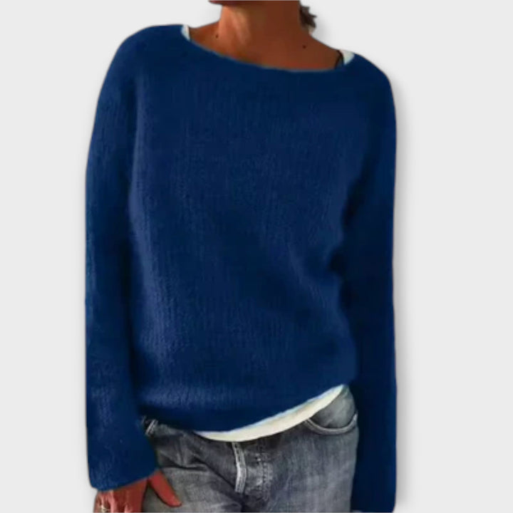 ASTRID - FAIR ISLE YOKE KNIT SWEATER 7