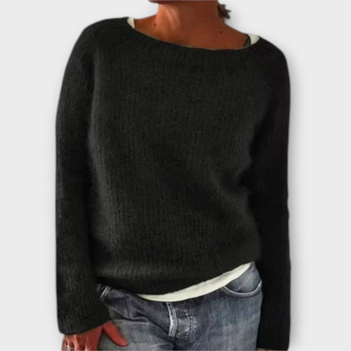 ASTRID - FAIR ISLE YOKE KNIT SWEATER 8