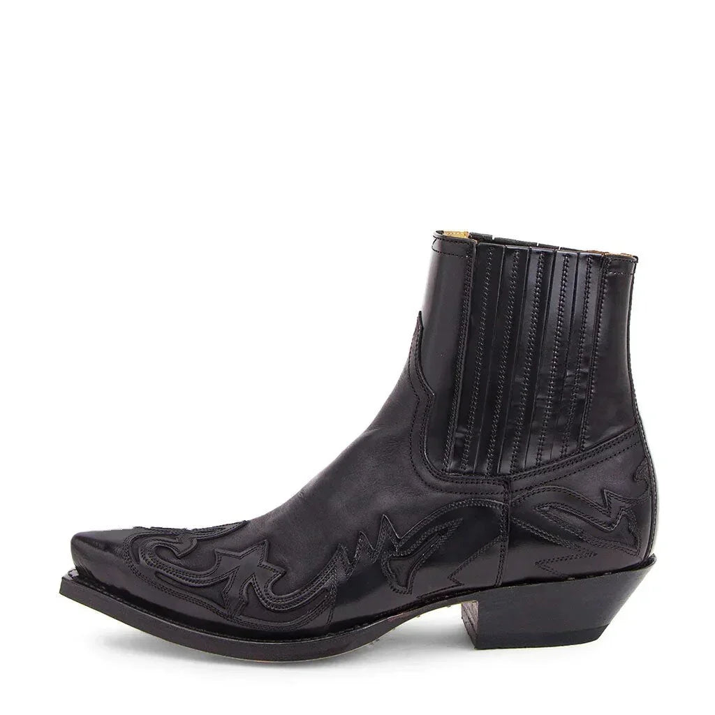 AUGUST - WESTERN LEATHER ANKLE BOOTS 1