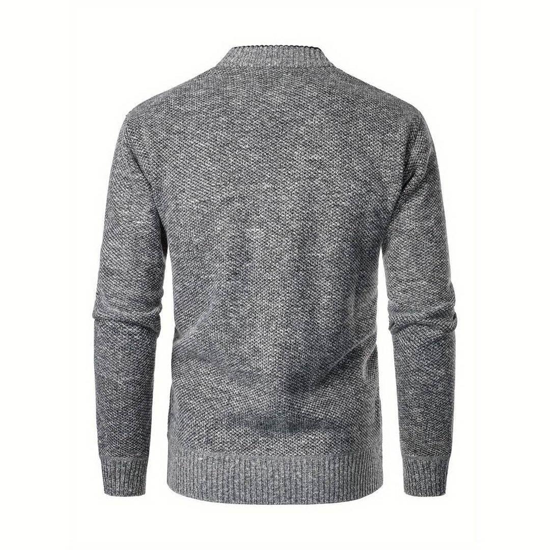 AUGUSTIN | MEN'S SHAWL COLLAR CARDIGAN SWEATER BUTTON UP KNIT 3