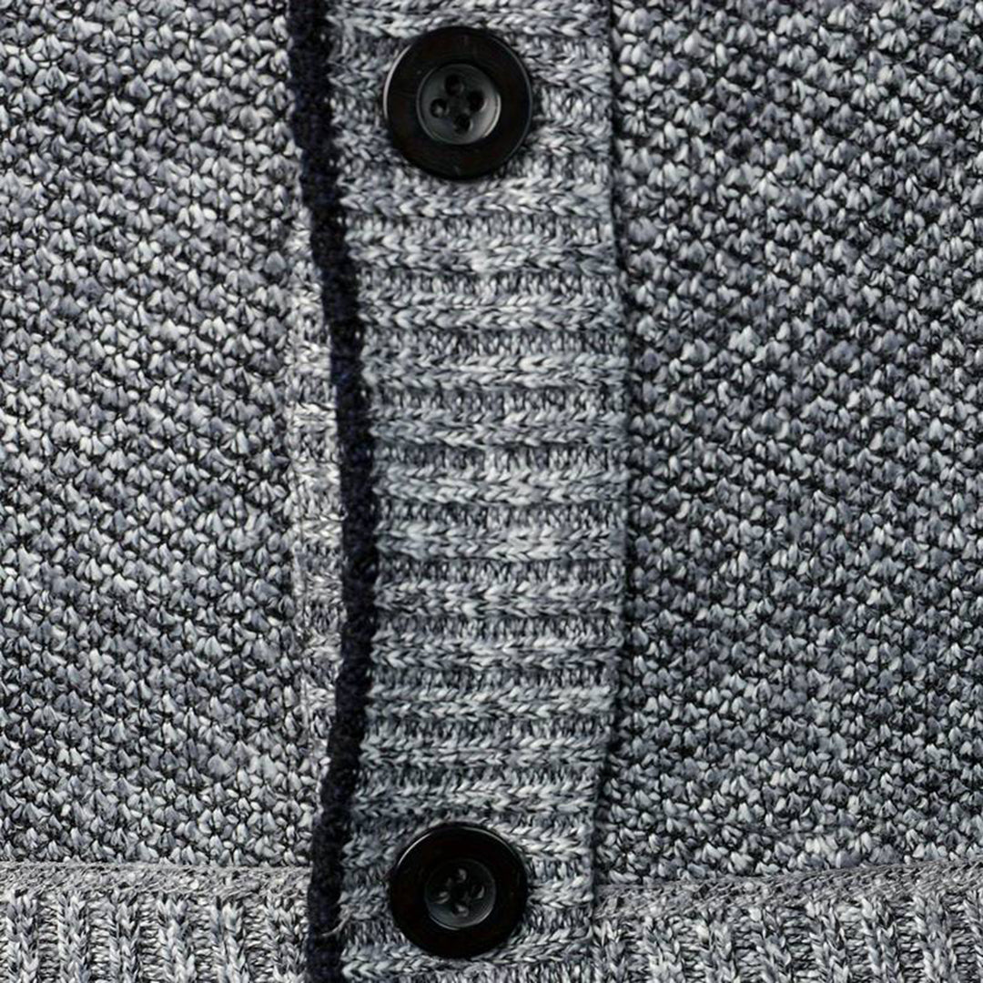 AUGUSTIN | MEN'S SHAWL COLLAR CARDIGAN SWEATER BUTTON UP KNIT 5