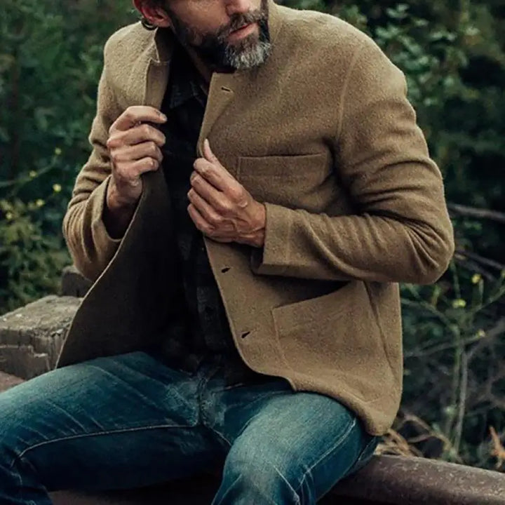 BARNABE | MEN'S CARDIGAN JACKET KNITTED BLAZER SWEATER POCKETS 4