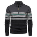 Barthelemy | Men's Fair Isle Quarter Zip Sweater