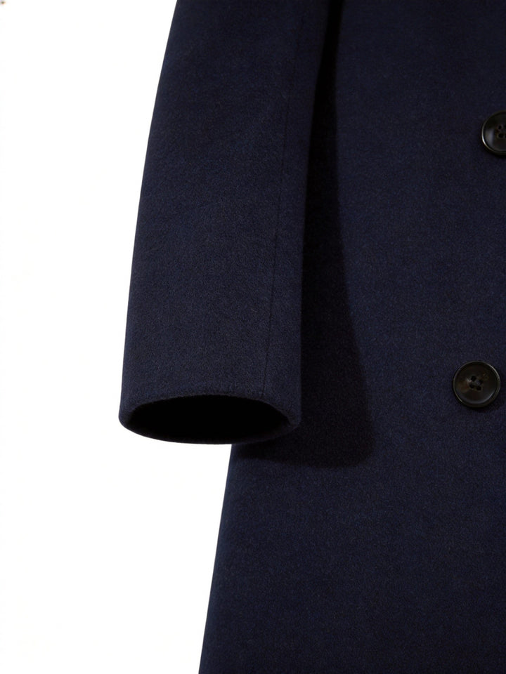 BARTHELEMY | MEN'S LONG OVERCOAT SINGLE BREASTED WINTER COAT 10