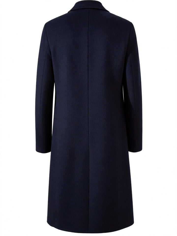 BARTHELEMY | MEN'S LONG OVERCOAT SINGLE BREASTED WINTER COAT 7