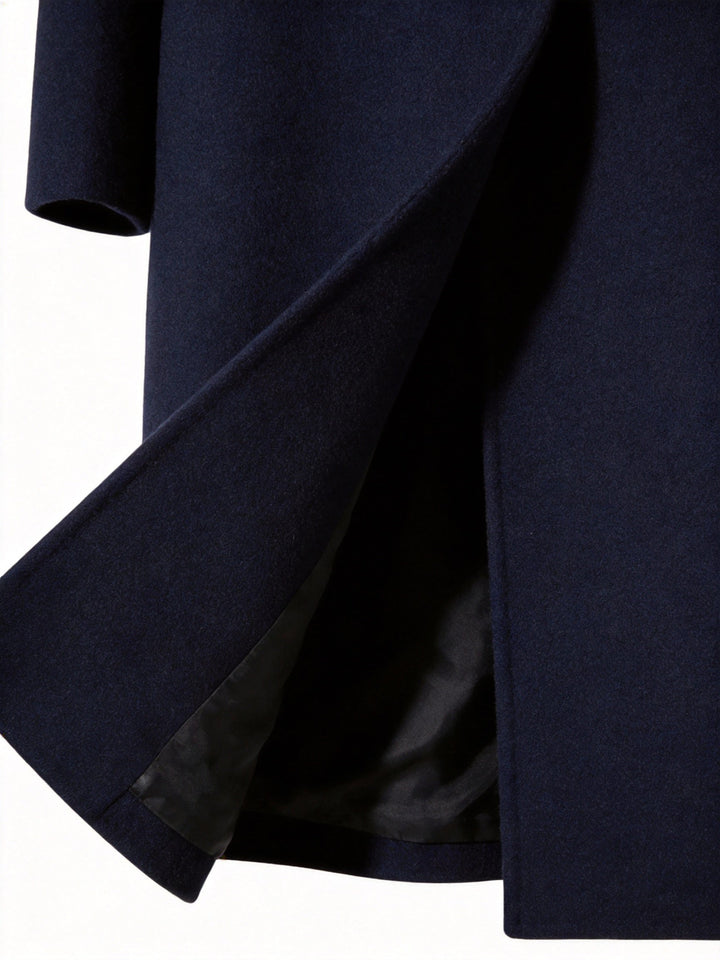 BARTHELEMY | MEN'S LONG OVERCOAT SINGLE BREASTED WINTER COAT 9