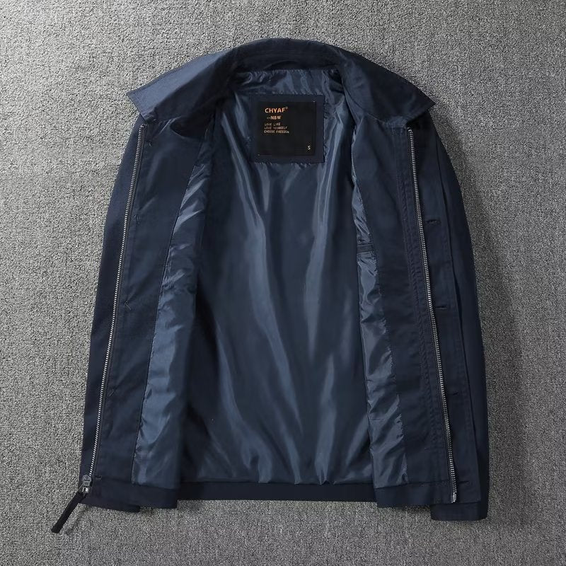 Men's Lightweight Windbreaker Jacket – Detail View