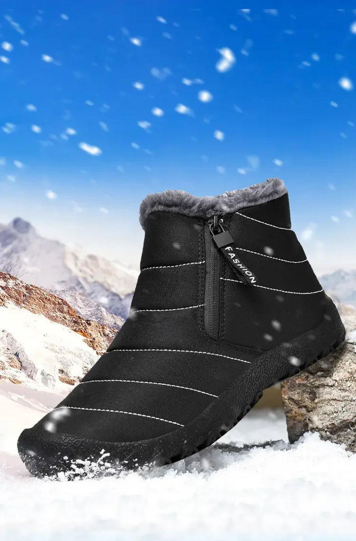 Men's Slip On Waterproof Snow Boots – Detail View