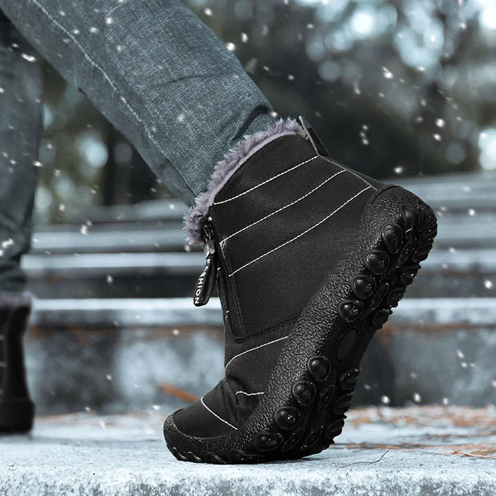Men's Slip On Waterproof Snow Boots – Detail View