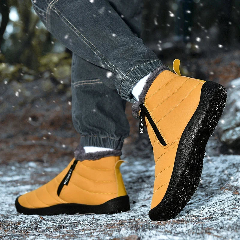 Men's Slip On Waterproof Snow Boots – Detail View