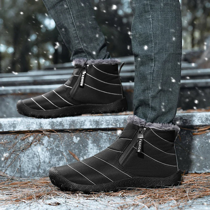 Men's Slip On Waterproof Snow Boots – Detail View