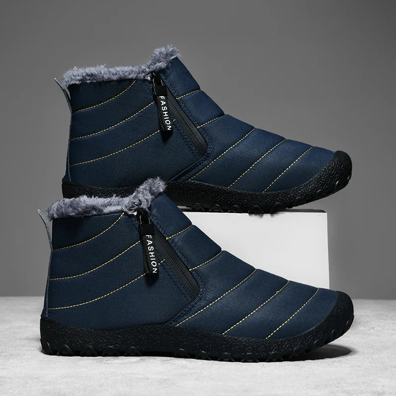Men's Slip On Waterproof Snow Boots – Detail View