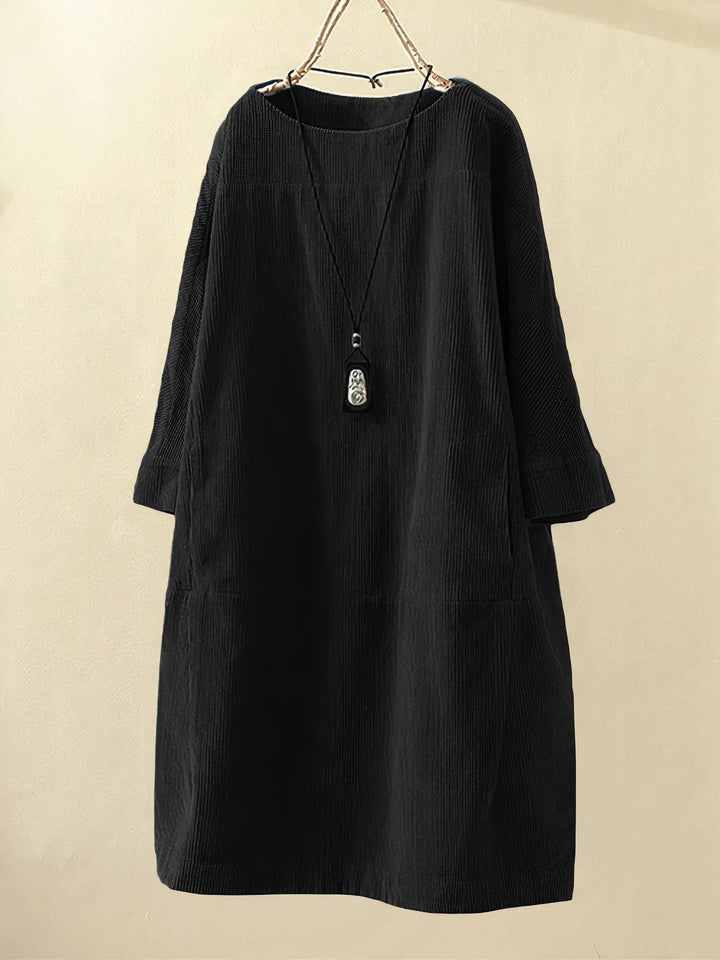 FAEZIRA – CORDUROY TUNIC DRESS