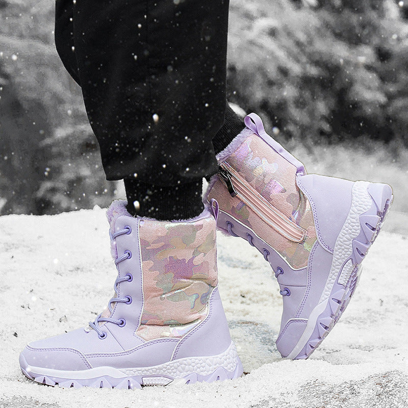 BERENICE | WOMEN'S ORTHOPEDIC SNOW BOOTS MID CALF LACE UP 4