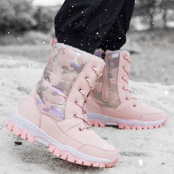 BERENICE | WOMEN'S ORTHOPEDIC SNOW BOOTS MID CALF LACE UP 5