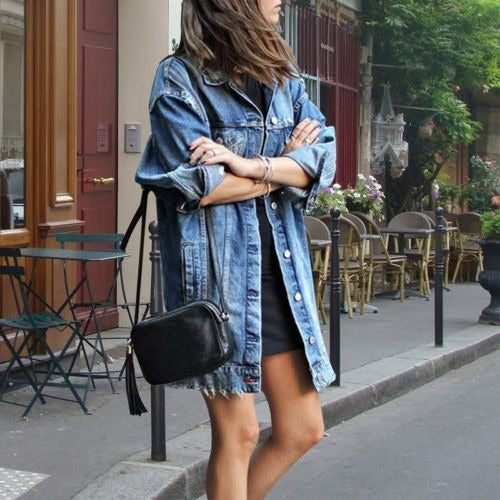 BLANCHE - OVERSIZED LONGLINE DENIM JACKET 1