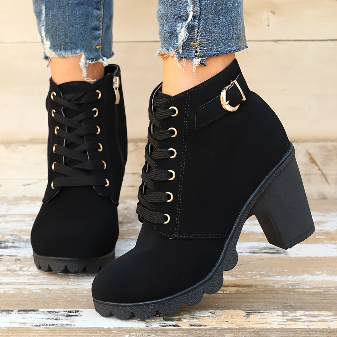 BLANCHE | WOMEN'S ORTHOPEDIC LACE UP ANKLE BOOTS 1