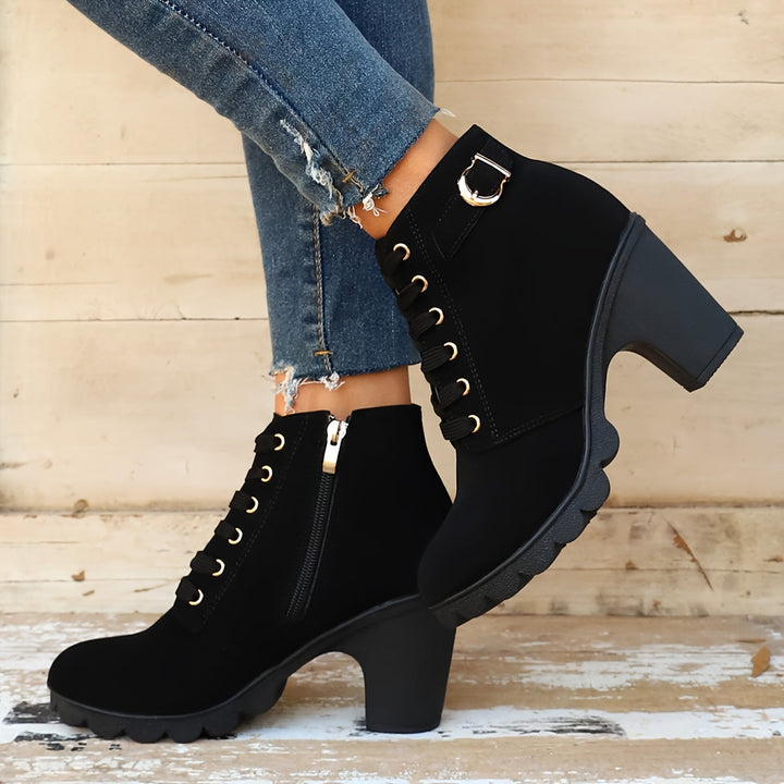 BLANCHE | WOMEN'S ORTHOPEDIC LACE UP ANKLE BOOTS 3