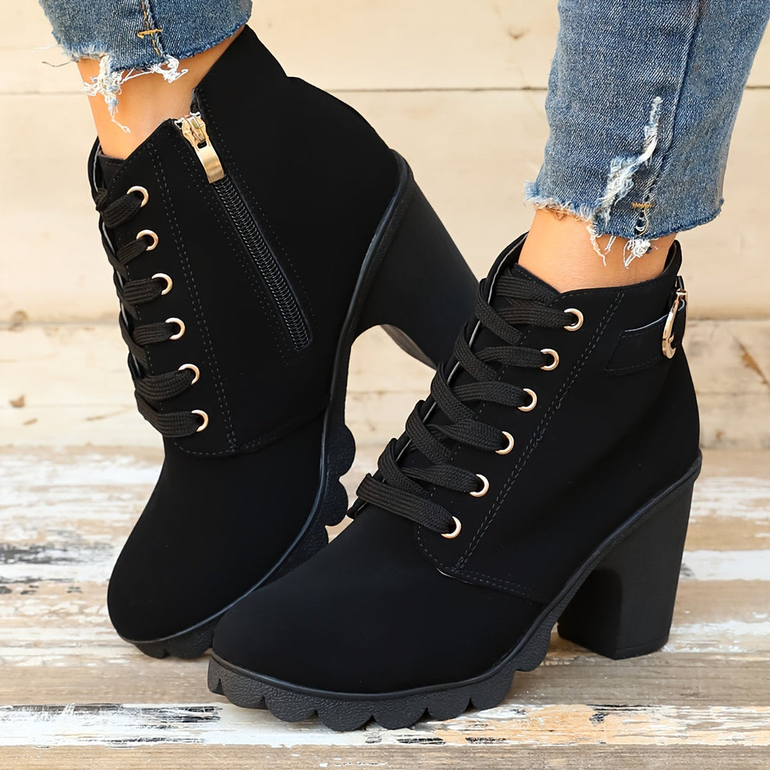 BLANCHE | WOMEN'S ORTHOPEDIC LACE UP ANKLE BOOTS 4
