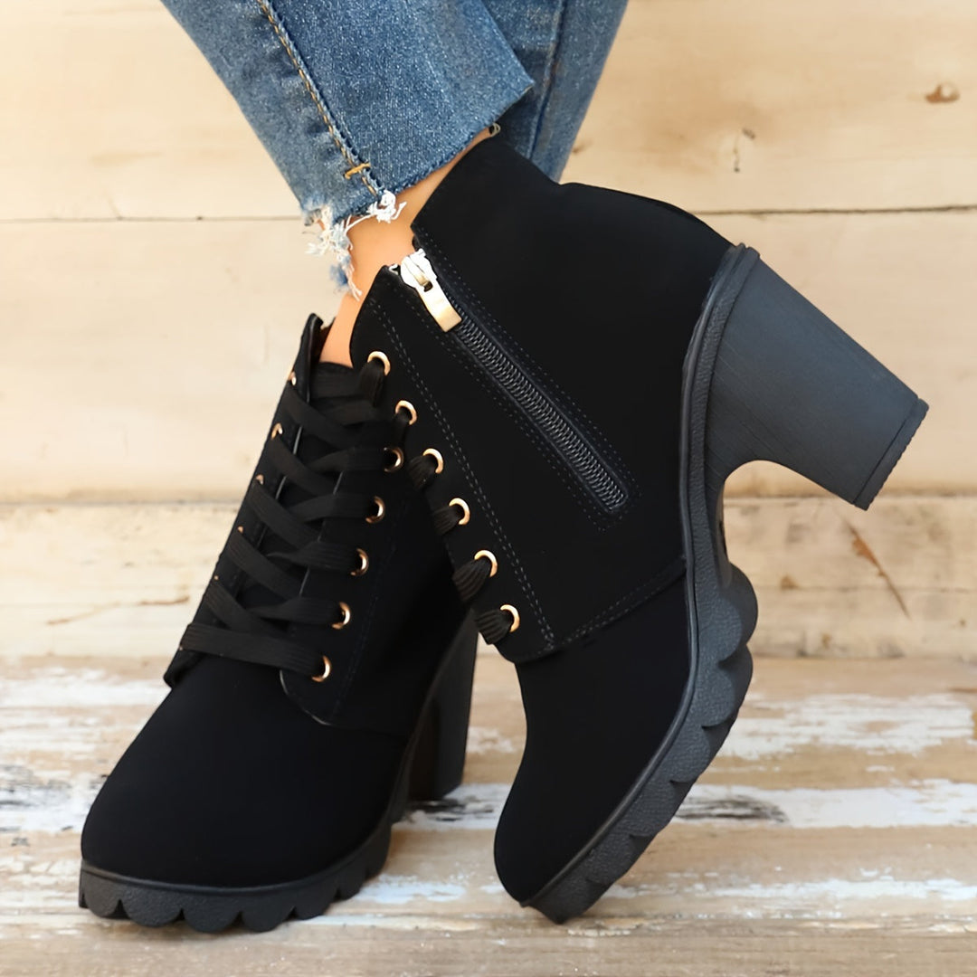 BLANCHE | WOMEN'S ORTHOPEDIC LACE UP ANKLE BOOTS 6