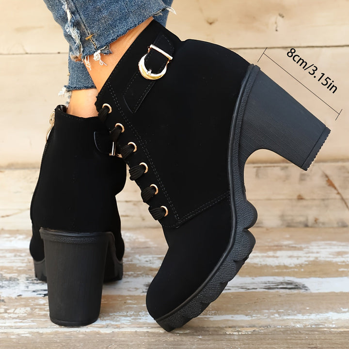 BLANCHE | WOMEN'S ORTHOPEDIC LACE UP ANKLE BOOTS 7