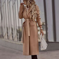Blandine | Women's Long Belted Wrap Trench Coat