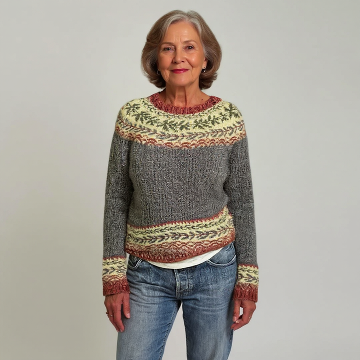BRAMBLE - NORDIC FOLK KNIT SWEATER 2