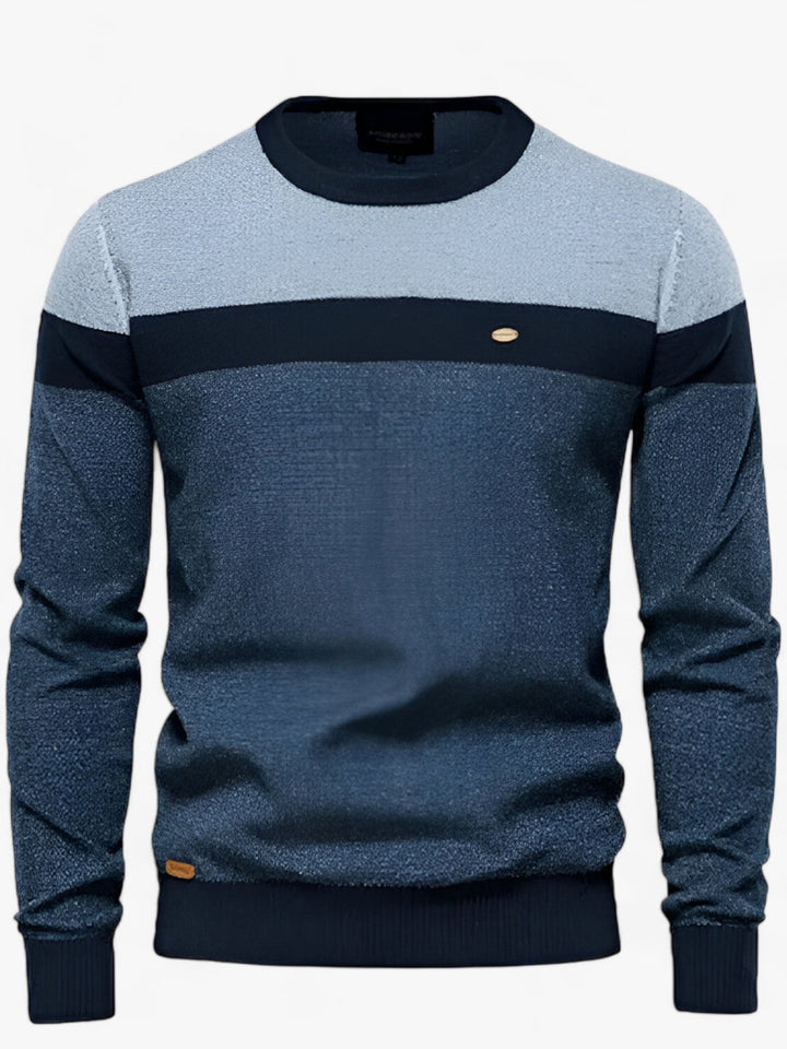 BRAMWELL - COLOUR BLOCK CREW NECK SWEATER 2
