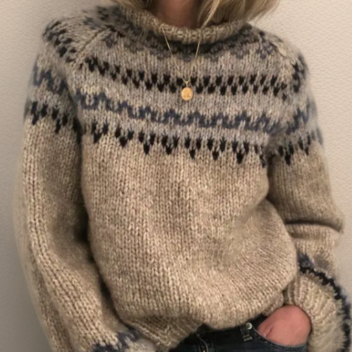 BRITT - NORDIC FAIR ISLE KNIT JUMPER 1