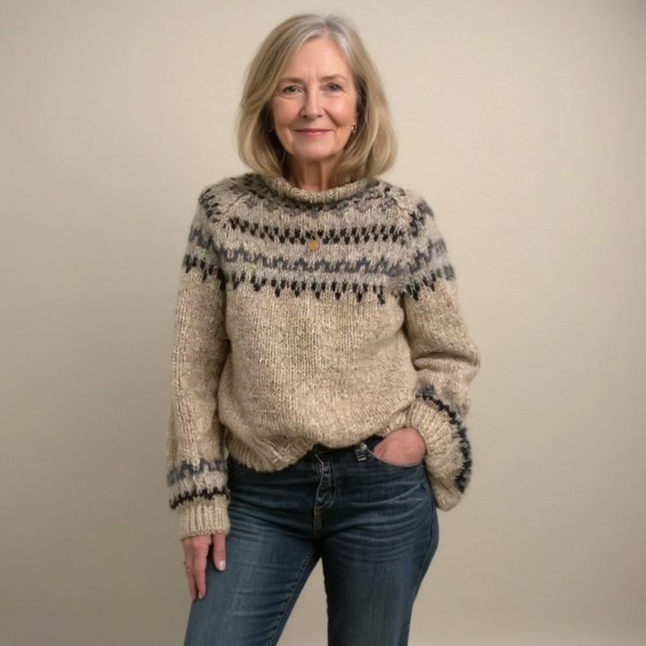 BRITT - NORDIC FAIR ISLE KNIT JUMPER 2