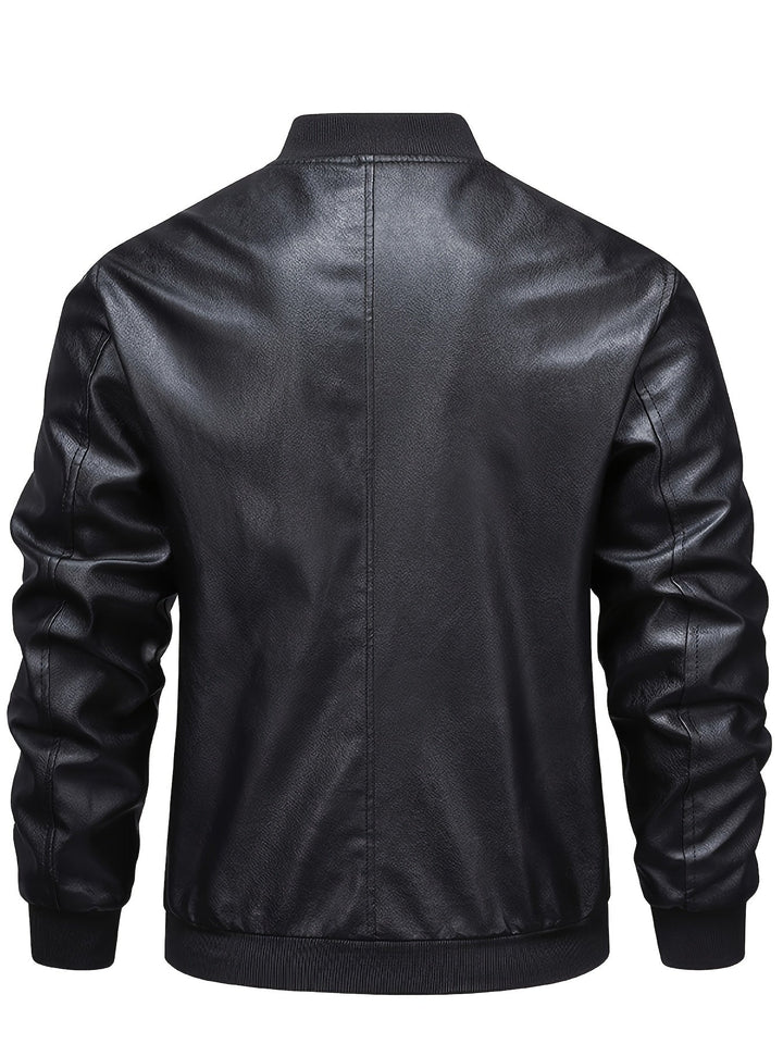 BROGAN - BOMBER MEN'S LEATHER JACKET 3