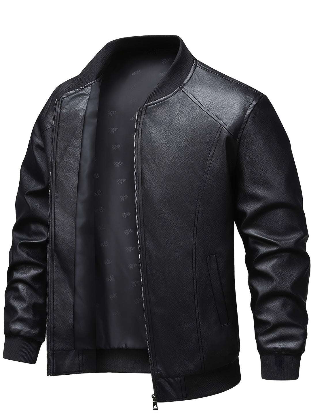BROGAN - BOMBER MEN'S LEATHER JACKET 4